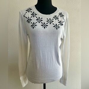 Elagent White long sleeve top